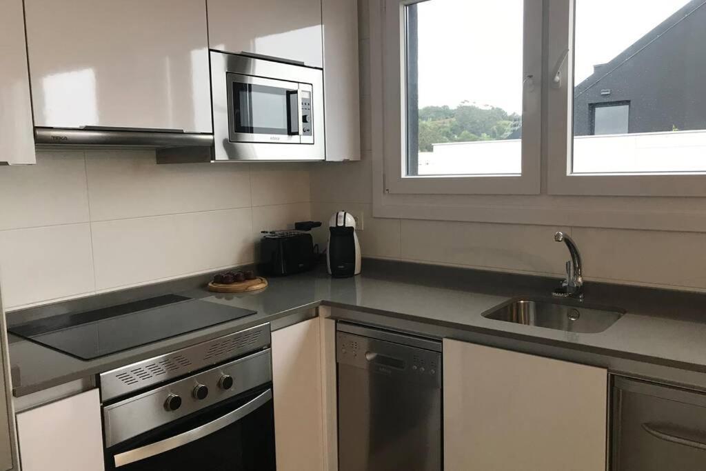 Apartamento Ático Miramar, Luanco Exterior foto