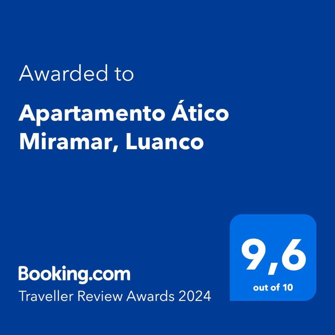 Apartamento Ático Miramar, Luanco Exterior foto